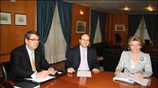 Ο υπουργός Μεταφορών Κωστής Χατζηδάκης συναντήθηκε με την Επίτροπο της Ευρωπαϊκής Ενωσης ...