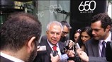 Ο αντιπρόσωπος της Ελλάδας πρέσβης κ. Αδαμάντιος Βασιλάκης μιλάει στα ΜΜΕ μετά ...