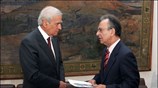 Ο πρόεδρος της Βουλής Δημήτρης Σιούφας συναντήθηκε σήμερα με τον πρόεδρο της ...