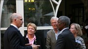 Ο Γιώργος Παπανδρέου συναντήθηκε με τον πρώην Γ.Γ. του ΟΗΕ Κόφι Ανάν ...