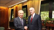 Ο πρόεδρος του ΠΑΣΟΚ και πρόεδρος της Σοσιαλιστικής Διεθνούς, Γιώργος Παπανδρέου συναντήθηκε ...