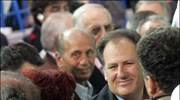 Ο Κώστας Λαλιώτης στη χθεσινή συγκέντρωση των οπαδών που υποστηρίζουν την υποψηφιότητα ...