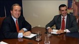 Συνεργασία με τον υπουργό Τουριστικής Ανάπτυξης ¶ρη Σπηλιωτόπουλο είχε το μεσημέρι ο ...