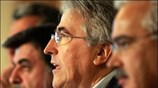 Τα μέλη του Εθνικού Συμβουλίου του ΠΑΣΟΚ και οι πρόεδροι των ΓΣΕΕ ...