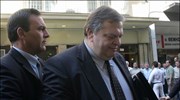 Ο Ευάγγελος Βενιζέλος φθάνει στα κεντρικά γραφεία του ΠΑΣΟΚ για τη συνεδρίαση ...
