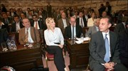Η βουλευτής Νατάσσα Ράγιου στη συνεδρίαση της Κοινοβουλευτικής Ομάδας της ΝΔ. ...