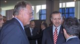 Ο υφυπουργός Εξωτερικών Πέτρος Δούκας συναντήθηκε με τον τούρκο πρωθυπουργό Ρετζέπ Ταγίπ ...