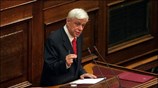Ο υπουργός Εσωτερικών Προκόπης Παυλόπουλος αφού επισήμανε ότι η κυβέρνηση υλοποίησε τις ...