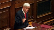 Ο υπουργός Εσωτερικών Προκόπης Παυλόπουλος αφού επισήμανε ότι η κυβέρνηση υλοποίησε τις ...
