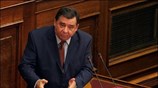 Ο πρόεδρος του ΛΑΟΣ, Γιώργος Καρατζαφέρης, εξαπέλυσε προσωπική επίθεση προς τον πρωθυπουργό, ...