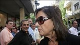 Η Βάσω Παπανδρέου κατά την άφιξη της στα γραφεία του κόμματος για ...