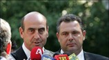 Ο υπουργός Εμπορικής Ναυτιλίας Γιώργος Βουλγαράκης και ο υφυπουργός Παναγιώτης Καμμένος συναντήθηκαν ...