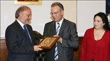 Τελετή παράδοσης του Υπουργείου Μακεδονίας - Θράκης από τον απερχόμενο υπουργό Γιώργο ...