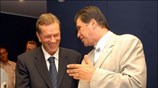 Από την τελετή παράδοσης - παραλαβής του Υφυπουργείου Αθλητισμού, από τον Γιώργο ...