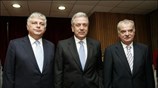 Ο υπουργός Υγείας Δημήτρης Αβραμόπουλος κατά τη διάρκεια της τελετής παράδοσης παραλαβής ...