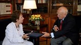 Η πρόεδρος της Βουλής ανακοίνωσε επισήμως στον Πρόεδρο της Δημοκρατίας τη δύναμη ...