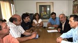 Ο πρόεδρος του Συνασπισμού Αλέκος Αλαβάνος συναντήθηκε σήμερα με το προεδρείο της ...