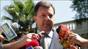 Ο Παναγιώτης Χηνοφώτης, υποψήφιος του ψηφοδέλτιου Επικρατείας της ΝΔ, κάνει δηλώσεις στους ...