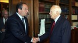 Ο Πρόεδρος της Δημοκρατίας Κάρολος Παπούλιας συναντήθηκε με τον πρωθυπουργό  Κώστα ...