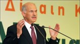 Ο Γιώργος Παπανδρέου μιλάει στη συνεδρίαση του Εθνικού Συμβουλίου του ΠΑΣΟΚ. ...