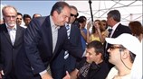 Ο πρωθυπουργός Κώστας Καραμανλής παρέστη χθες στην τελετή θεμελίωσης του κτιρίου Στήριξης ...