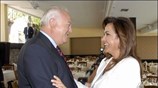 Η υπουργός Εξωτερικών Ντόρα Μπακογιάννη και ο υπουργός Εξωτερικών της Ισπανίας Miguel ...