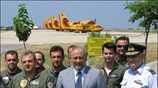 Ο υπουργός Μακεδονίας Θράκης Γιώργος Καλαντζής επισκέφθηκε την 113 Πτέρυγα Μάχης. ...