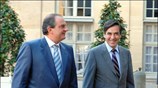 Ο πρωθυπουργός Κώστας Καραμανλής συναντήθηκε σήμερα με τον γάλλο ομόλογό του Φρανσουά ...