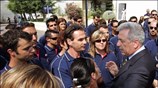Ο υπουργός Υγείας και Κοινωνικής Αλληλεγγύης Δημήτρης Αβραμόπουλος παρέστη στην ορκωμοσία των ...