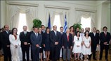 Ο Πρόεδρος της Δημοκρατίας Κάρολος Παπούλιας και η υπουργός Εξωτερικών Ντόρα Μπακογιάννη ...