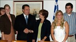 Ο υφυπουργός Εξωτερικών Ευριπίδης Στυλιανίδης συναντήθηκε με ελληνοαμερικανούς φοιτητές που επισκέπτονται την ...
