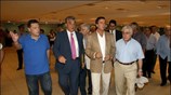 Ο υπουργός Μεταφορών και Επικοινωνιών κ Μιχάλης Λιάπης, συνοδευόμενος από τον Υπουργό ...