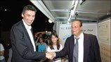 Ο δήμαρχος Πειραιά Παναγιώτης Φασούλας παρευρέθηκε στα εγκαίνια της έκθεσης βιβλίου που ...