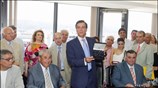 Ο υπουργός Μεταφορών και Επικοινωνιών Μιχάλης Λιάπης επισκέφθηκε τα Γραφεία του ΟΑΣΘ ...