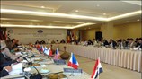 Ο υπουργός Πολιτισμού Γιώργος Βουλγαράκης μιλάει στην πρώτη συνάντηση των Υπουργών Πολιτισμού ...
