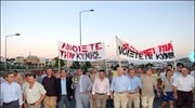 Με επικεφαλής τους Δημάρχους Αμαρουσίου Γιώργο Πατούλη, Ηρακλείου Σ. Γεωργόπουλο, Κηφισιάς Ν. ...