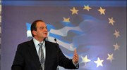Ο πρωθυπουργός Κώστας Καραμανλής μιλάει στο Προσυνέδριο Ηπείρου & Ιονίων Νήσων της ...