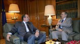 Ο πρωθυπουργός Κώστας Καραμανλής συναντήθηκε με τον ευρωβουλευτή του  Δημοκρατικού Συναγερμού ...