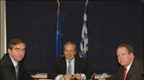 Ο Υπουργός Οικονομίας και Οικονομικών Γιώργος Αλογοσκούφης συναντήθηκε με τον Πρόεδρο του ...
