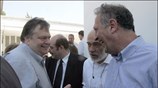 Οι Βουλευτές του ΠΑΣΟΚ Ευάγγελος Βενιζέλος, Γιώργος Λιάνης και Κώστας Σκανδαλίδης, στο ...