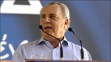 Ο Υπουργός Δικαιοσύνης Αναστάσης Παπαληγούρας μιλάει στο Κλειστό Γυμναστήριο του Κιάτου όπου ...