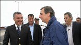 Οι υπουργοί Εμπορικής Ναυτιλίας Μανώλης Κεφαλογιάννης και Μεταφορών Μιχάλης Λιάπης εγκαινίασαν το ...