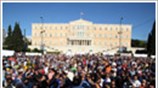 Συγκέντρωση διαμαρτυρίας ιδιοκτητών ταξί στο Σύνταγμα