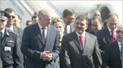 Σε θερμό κλίμα η υποδοχή Γκιουλ στην Αθήνα