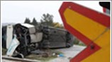 Σύγκρουση αμαξοστοιχίας με λεωφορείο