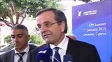 Στήριξη Σαμαρά στην Κύπρο
