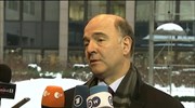 Ο Π. Μοσκοβισί στη σύνοδο του Eurogroup