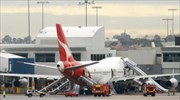 Φωτιά σε αεροσκάφος της Qantas την ώρα της προσγείωσης