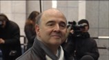 Ο Π. Μοσκοβισί στη σύνοδο του Eurogroup