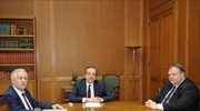 Σύσκεψη των τριών αρχηγών το απόγευμα της Δευτέρας